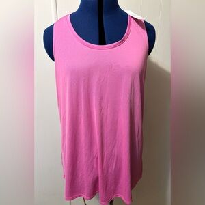 Bubblegum pink: Racerback tank